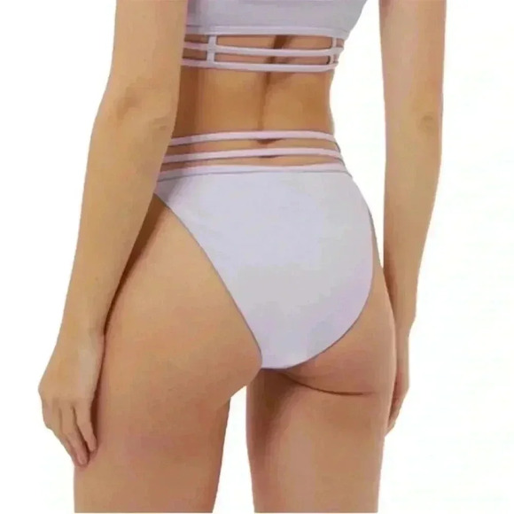 Jonathan Simkhai Eunice Strappy Lupine Bikini Bottom Size M NWT - Picture 2 of 9